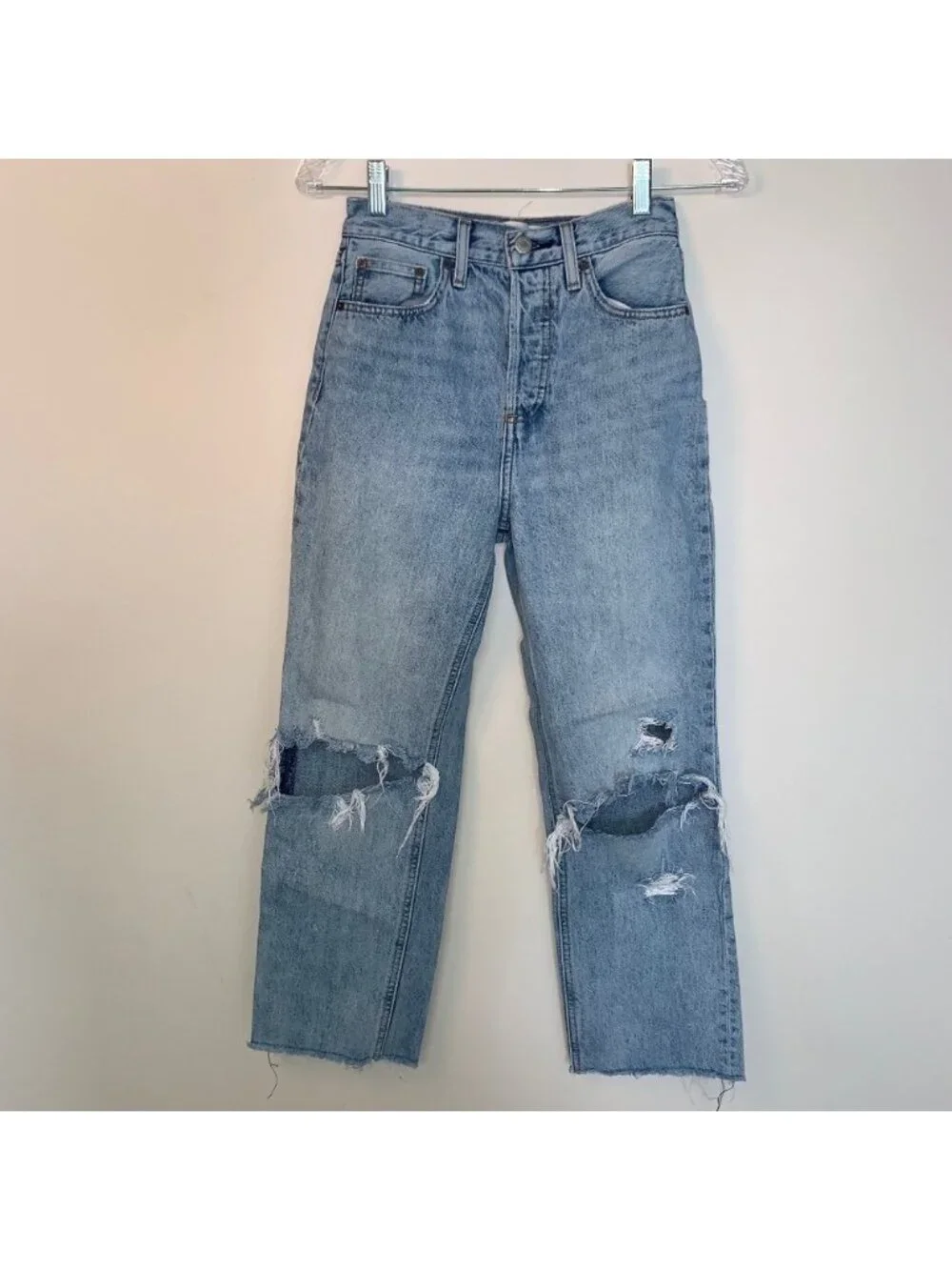 Denim Forum The Joni High Rise Loose Super high-waisted loose jeans 23